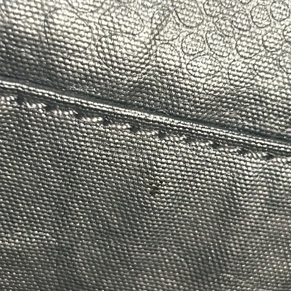 New Kipling Zuma Metallic Pewter Croc Embossed Crossbody Travel Organizer - Picture 12 of 13